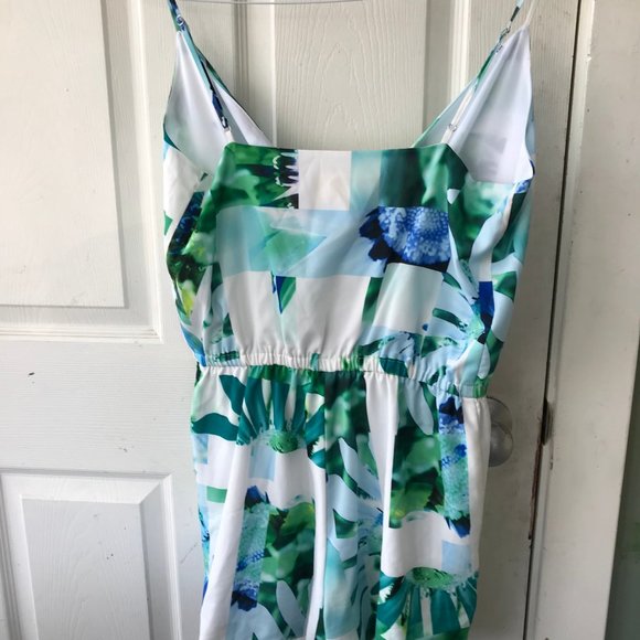 Floral Wrap Romper - Picture 3 of 5